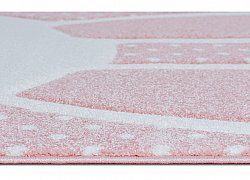 Childrens rugs - London Rabbit (pink)