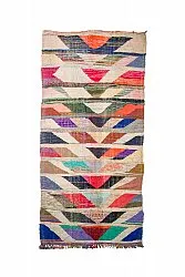 Moroccan Berber rug Boucherouite 165 x 350 cm