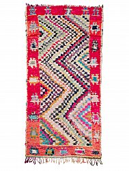 Moroccan Berber rug Boucherouite 260 x 130 cm