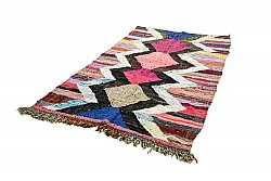 Moroccan Berber rug Boucherouite 140 x 245 cm