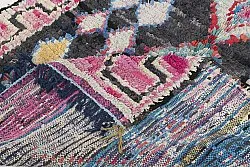 Moroccan Berber rug Boucherouite 310 x 130 cm