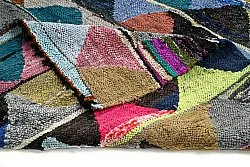 Moroccan Berber rug Boucherouite 145 x 305 cm