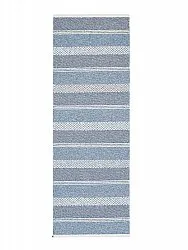 Plastic and Yarn Rugs - och Garnmattor - Horredsmattan Sia mix (blue)