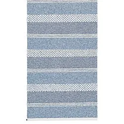 Plastic and Yarn Rugs - och Garnmattor - Horredsmattan Sia mix (blue)