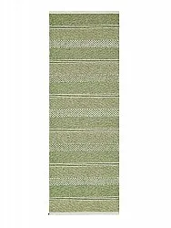 Plastic and Yarn Rugs - och Garnmattor - Horredsmattan Sia mix (olive green)
