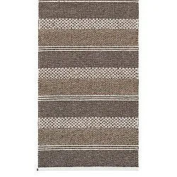 Plastic and Yarn Rugs - och Garnmattor - Horredsmattan Sia mix (brown)