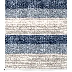 Plastic and Yarn Rugs - och Garnmattor - Horredsmattan Myra mix (blue)