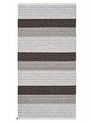 Plastic and Yarn Rugs - och Garnmattor - Horredsmattan Myra mix (brown)