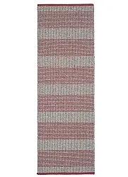 Plastic and Yarn Rugs - och Garnmattor - Horredsmattan Penny mix (red)