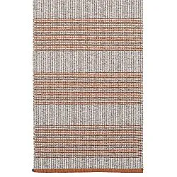 Plastic and Yarn Rugs - Horredsmattan Penny mix (rust)