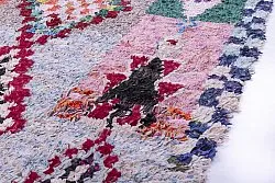 Moroccan Berber rug Boucherouite 250 x 125 cm