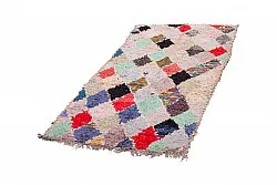 Moroccan Berber rug Boucherouite 240 x 115 cm