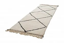 Kilim Moroccan Berber rug Beni Ourain 285 x 95 cm