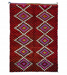 Moroccan Berber rug Boucherouite 245 x 175 cm