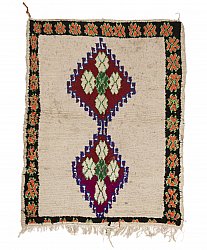Moroccan Berber rug Boucherouite 190 x 150 cm