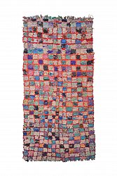 Moroccan Berber rug Boucherouite 255 x 125 cm