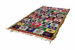 Moroccan Berber rug Boucherouite 290 x 145 cm