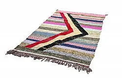 Moroccan Berber rug Boucherouite 130 x 225 cm