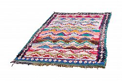 Moroccan Berber rug Boucherouite 195 x 135 cm