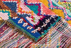Moroccan Berber rug Boucherouite 195 x 135 cm