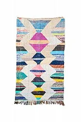 Moroccan Berber rug Boucherouite 120 x 200 cm