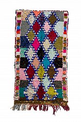 Moroccan Berber rug Boucherouite 215 x 120 cm