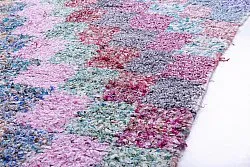 Moroccan Berber rug Boucherouite 210 x 105 cm