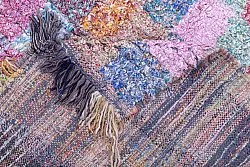 Moroccan Berber rug Boucherouite 210 x 105 cm