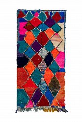 Moroccan Berber rug Boucherouite 225 x 110 cm