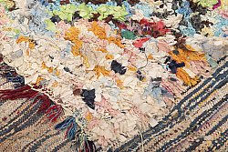 Moroccan Berber rug Boucherouite 210 x 160 cm