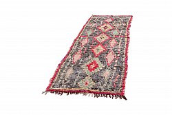 Moroccan Berber rug Boucherouite 260 x 95 cm