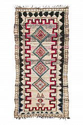 Moroccan Berber rug Boucherouite 275 x 135 cm