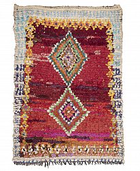 Moroccan Berber rug Boucherouite 210 x 140 cm