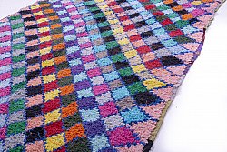 Moroccan Berber rug Boucherouite 240 x 135 cm