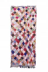 Moroccan Berber rug Boucherouite 245 x 105 cm