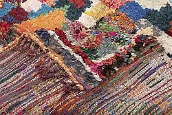 Moroccan Berber rug Boucherouite 210 x 150 cm