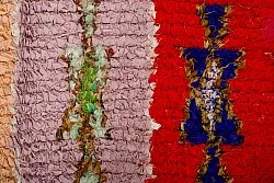 Moroccan Berber rug Boucherouite 360 x 130 cm