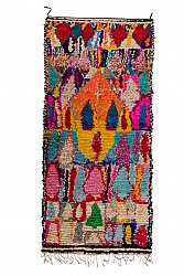 Moroccan Berber rug Boucherouite 360 x 130 cm