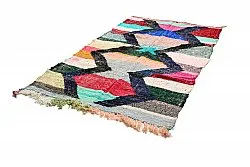 Moroccan Berber rug Boucherouite 135 x 240 cm