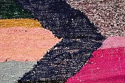 Moroccan Berber rug Boucherouite 135 x 240 cm