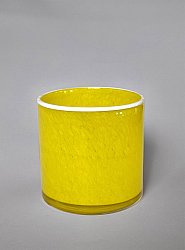 Candle holder M - Harmony (yellow/white)