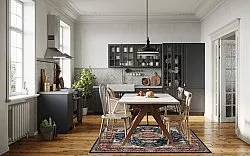 Wilton rug - Vakifli (blue/multi)