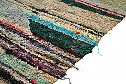 Moroccan Berber rug Boucherouite 120 x 245 cm