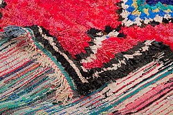 Moroccan Berber rug Boucherouite 295 x 150 cm