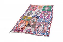 Moroccan Berber rug Boucherouite 225 x 115 cm