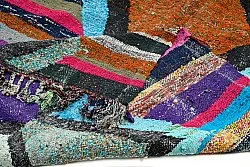 Moroccan Berber rug Boucherouite 135 x 235 cm