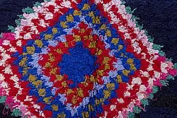 Moroccan Berber rug Boucherouite 190 x 115 cm