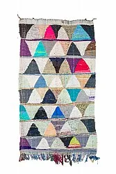 Moroccan Berber rug Boucherouite 125 x 230 cm