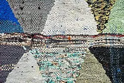 Moroccan Berber rug Boucherouite 125 x 230 cm