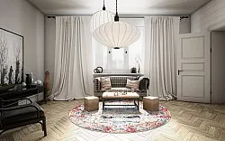 Round rug - Jedaida (multi)